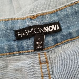 Fashion Nova skinny flared jeans